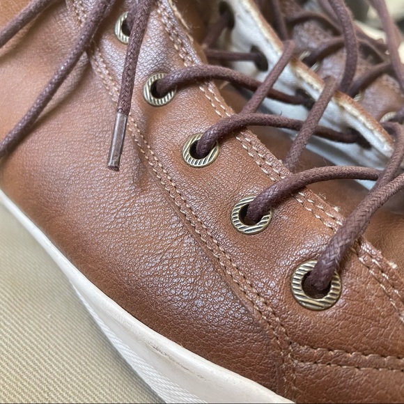Aldo Brown Shearling Hi-Top Sneakers Size 11 - Picture 7 of 13